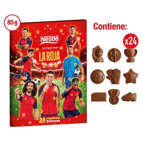 NESTLÉ Calendario de adviento La Roja 85 g.