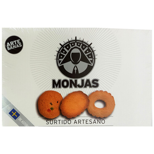 Surtido artesano pastas MONJAS 800 g.