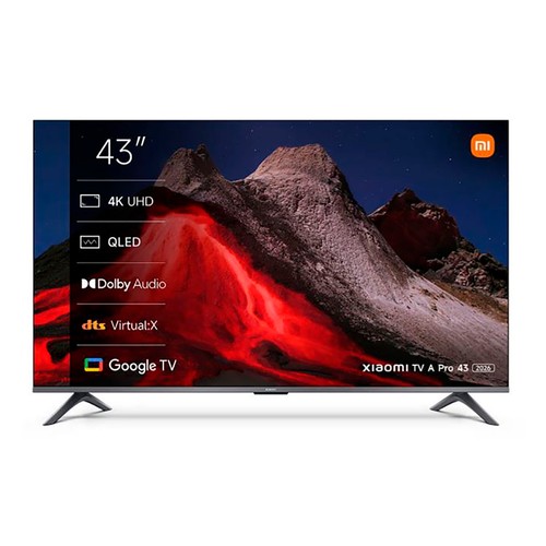 Televisión QLED 43" XIAOMI 43A PRO 2026, 4K, Google TV, Bluetooth