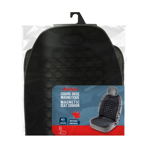 Cubre asientos magnético Lakesid color negro, AUCHAN.