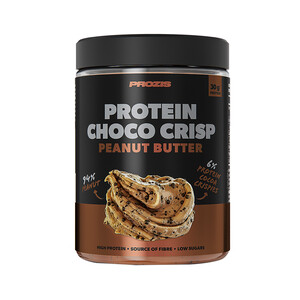 Imagen de PROZIS Choco crips Mantequilla proteica de cacahuetes y chocolate 250 g. 