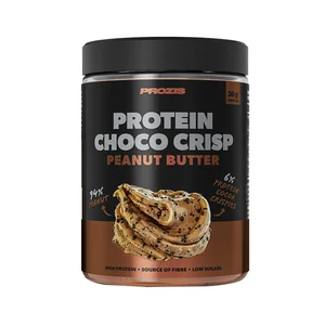 PROZIS Choco crips Mantequilla proteica de cacahuetes y chocolate 250 g.