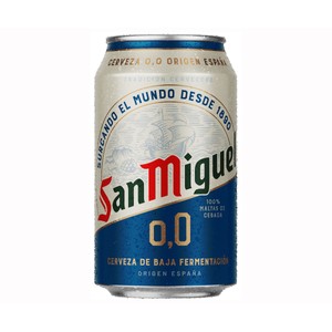 SAN MIGUEL Cerveza sin alcohol (0,0% Vol.) 33 cl.