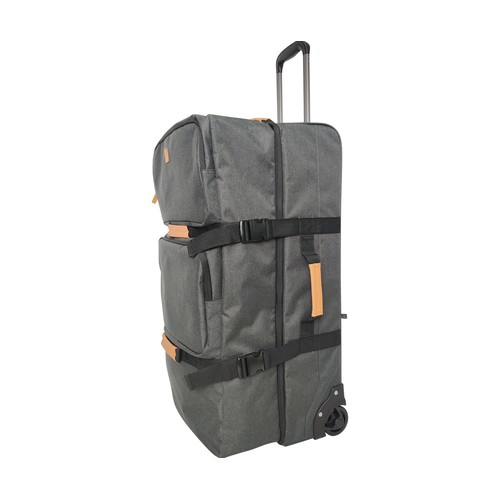 Trolley con doble compartimento gris 75 cm, Globe Trotters AIRPORT ALCAMPO.
