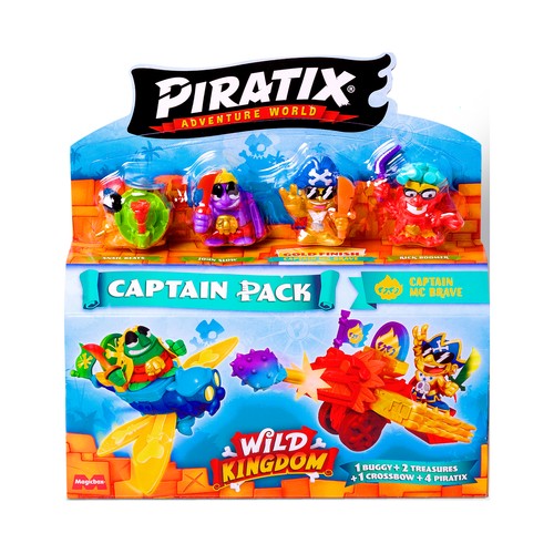 Piratix Wild Kingdom Captain Pack, modelos surtidos MAGIC BOX