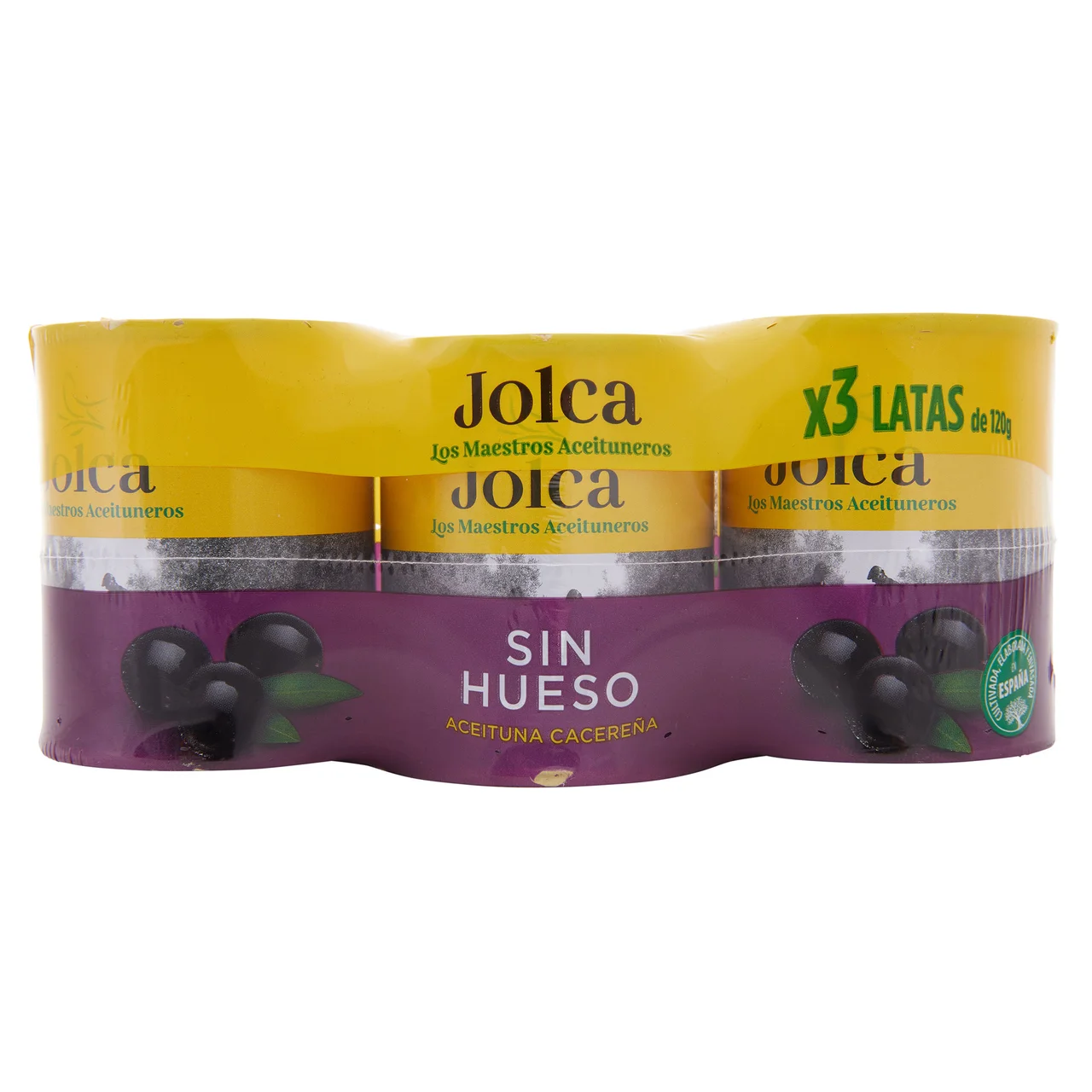 Aceituna negras, variedad Cacereña 3 ud x40 g.