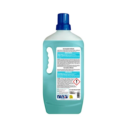 TENN Limpiahogar con bioalcohol y aloe vera, especial superficies delicadas 1,3 l.