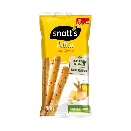 SNATT"S Palitos de cereales con queso bolsa 56 g