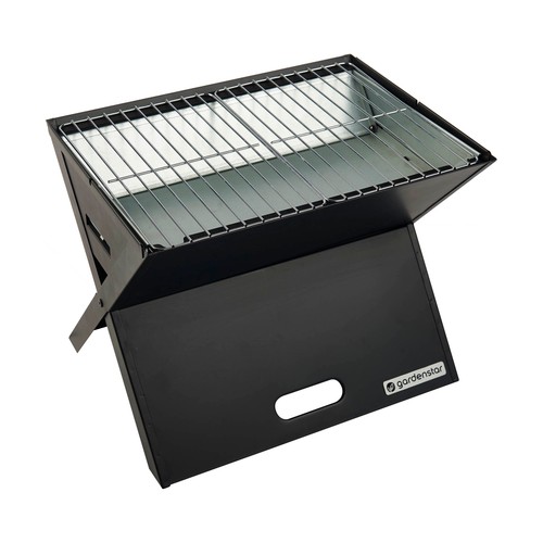 Barbacoa plegable sobremesa GARDEN STAR de 30x29x29cm.