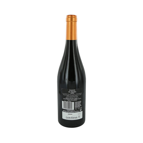 PUENTE DE PIEDRA Vino tinto reserva con D.O. Cariñena botella de 75 cl.
