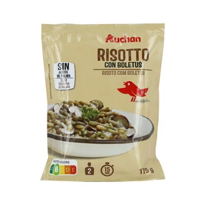 PRODUCTO ALCAMPO Risotto con champiñones 175 g.