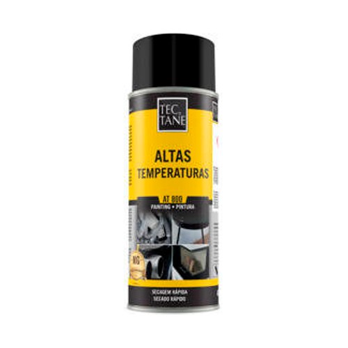 Pintura spray Negro, especial altas temperaturas, 400ml, BOSTIK.