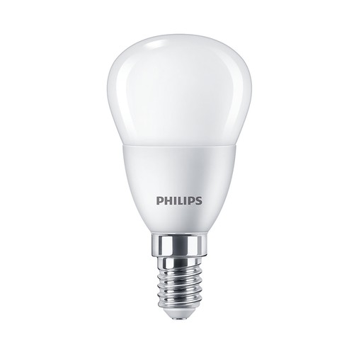 Pack de 2 bombillas Led E14, 5W=40W, luz neutra 4000K, 470lm, PHILIPS