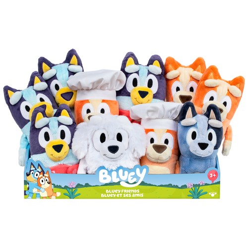 BLUEY Peluche Let'S Play Chef 20cm modelos surtidos +3 Años