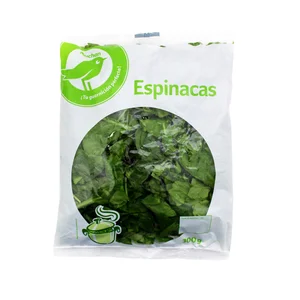 PRODUCTO ECONÓMICO ALCAMPO Espinacas troceadas 300 g.