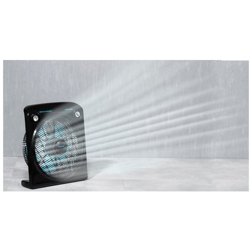 Ventilador de suelo CECOTEC EnergySilence 6000 Power Box Black, 50W, temporizador hasta 120 min, 3 velocidades