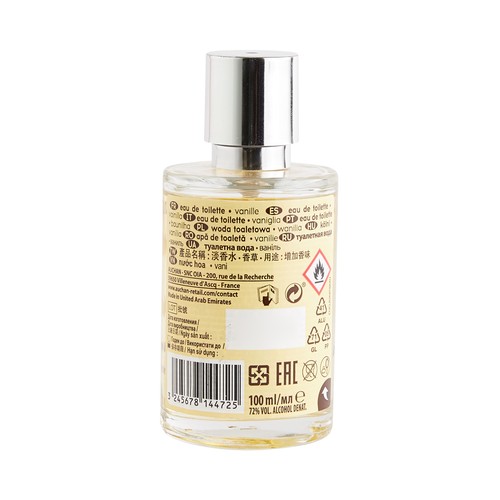 COSMIA Eau de toilette para mujer con aroma a vainilla COSMIA 100 ml.