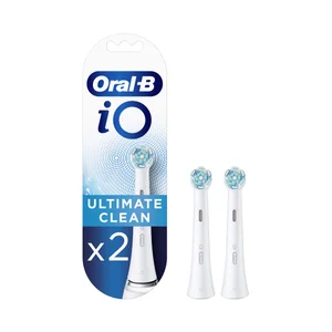 ORAL-B iO Ultimate Clean Pack de 2 recambios para cepillo de dientes eléctrico Braun.