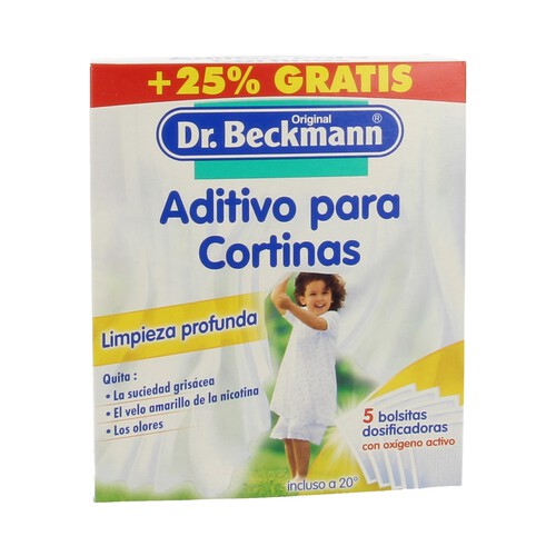DR. BECKMANN Aditivo para cortinas Dr. BECKMANM 5 unidades 400 gr.