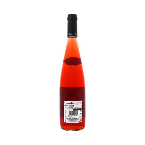 CONDE DE CARALT  Vino rosado con D.O. Cataluña CONDE DE CARALT botella de 75 cl.