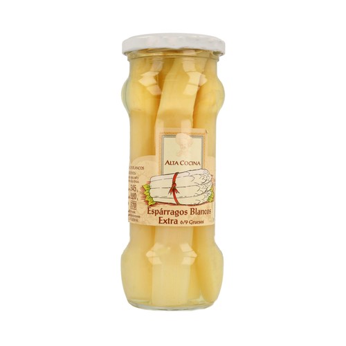 ALTA COCINA Espárragos blancos extra 6/9 piezas frasco de 220 g.