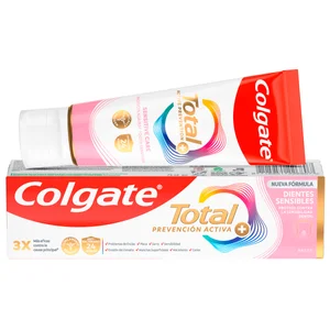 COLGATE Total prevención activa + Pasta de dientes para dientes sensibles 75 ml.