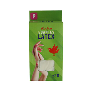 PRODUCTO ALCAMPO Guantes de látex finos talla pequeña 6-6 1/2 PRODUCTO ALCAMPO 10 uds.