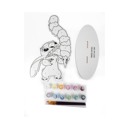 Set de figura 3D XL, pinta por números, STITCH.