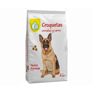 PRODUCTO ALCAMPO Alimento para perros con cereales y carne 4 kg.