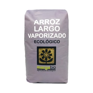 Imagen de MARGABIO Arroz largo vaporizado de agricultura ecológica 1 kg.