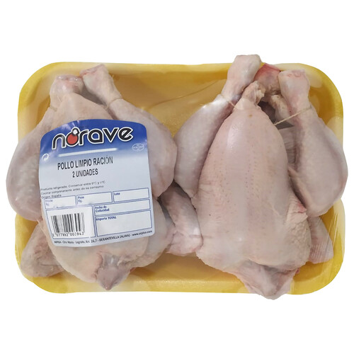 BONPOLLO Pollo entero limpio  2 uds.