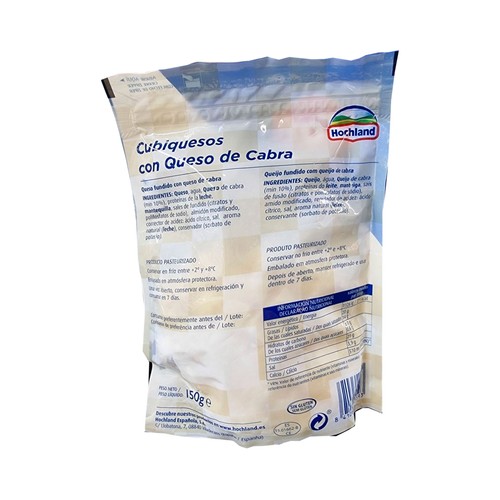 TGT Queso en cubitos cubiquesos 150g