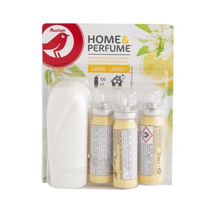 PRODUCTO ALCAMPO Ambientador mini spray + 3 recambios, fragancia limón 3 uds. x 15 ml-