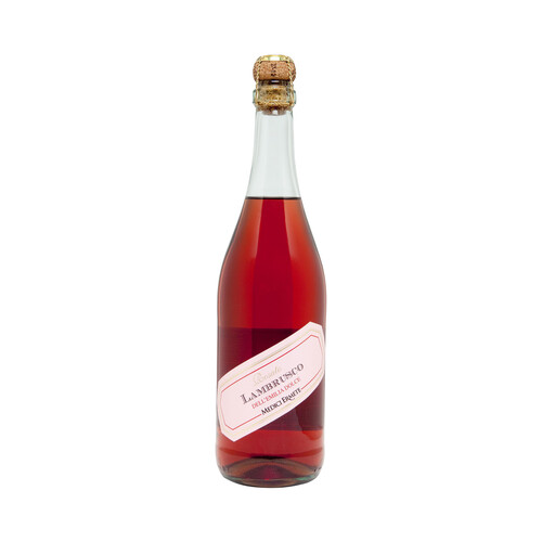 MEDICI ERMETE  Vino rosado lambrusco dulce, de origen italiano MEDICI ERMETE botella de 75 cl.