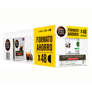 Imagen de DOLCE GUSTO Café capsulas intenso descafeinado 3 x 16 ud 297 g