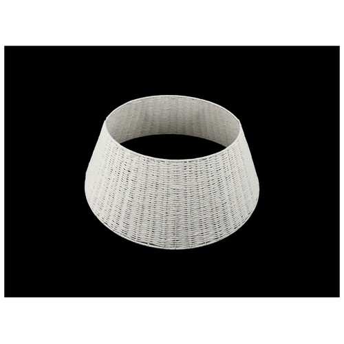 Cubre pie de Árbol de Navidad Rattan Blanco, SNC