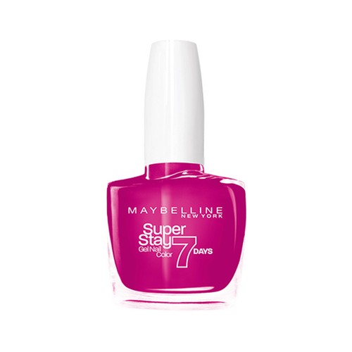 MAYBELLINE Esmalte de uñas con pincel ergonómico y máxima resistencia, tono 155 MAYBELLINE Super saty 7 days.