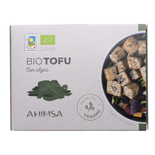 AHIMSA Tofu con algas y miso ecológico AHIMSA 230 g.