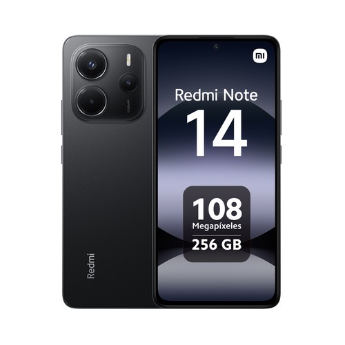 Smartphone XIAOMI Redmi Note 14, 256GB + 8GB Ram, pantalla 16,94cm (6,67"), MZB0IKVEU..
