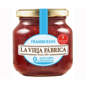 Mermelada de frambuesa 0% 245 g.
