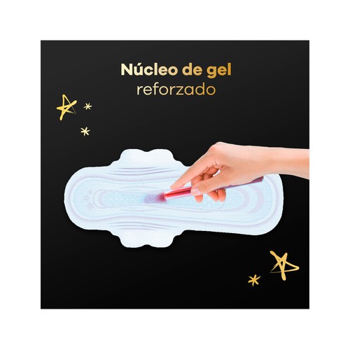 AUSONIA Compresas ultrafinas de noche extra con alas 7 uds.