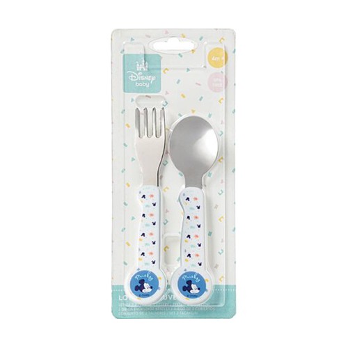 Set de 2 cubiertos MICKEY MOUSE.
