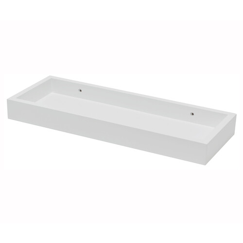Estante de color blanco, 1 unidad de 40x15 cm, FETIM GROUP. 