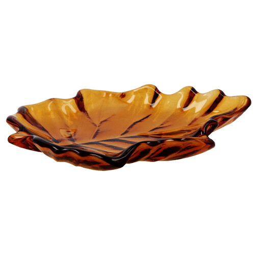 Plato bandeja de color marrón, 14x14,5 cm, QUID Musgo.