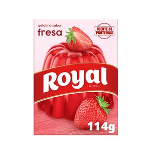 Imagen de ROYAL Gelatina en polvo sabor fresa ROYAL 114 g.