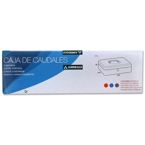 Caja de caudales con sistema de apertura y cierre de llave, 300x90mm. ARREGUI T4.