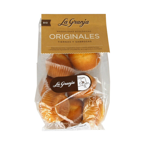 Magdalenas originales ecológicas LA GRANJA 200 g.