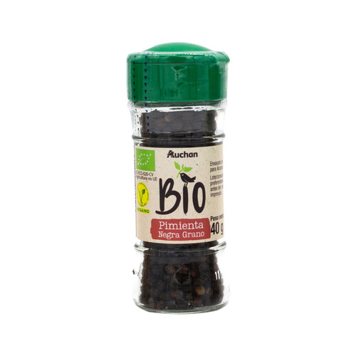 ALCAMPO ECOLÓGICO Pimienta negra en grano Bio 40 g.