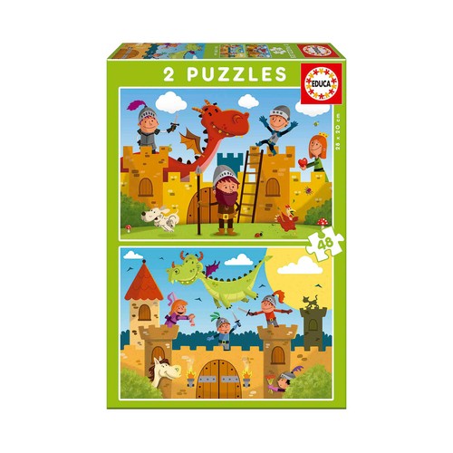 BORRAS Puzzles 2X48 Piezas Surtido +4 años