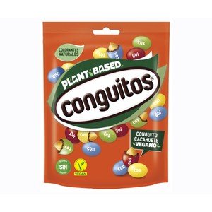 CONGUITOS Cacahuete de chocolate plant based 168 g.